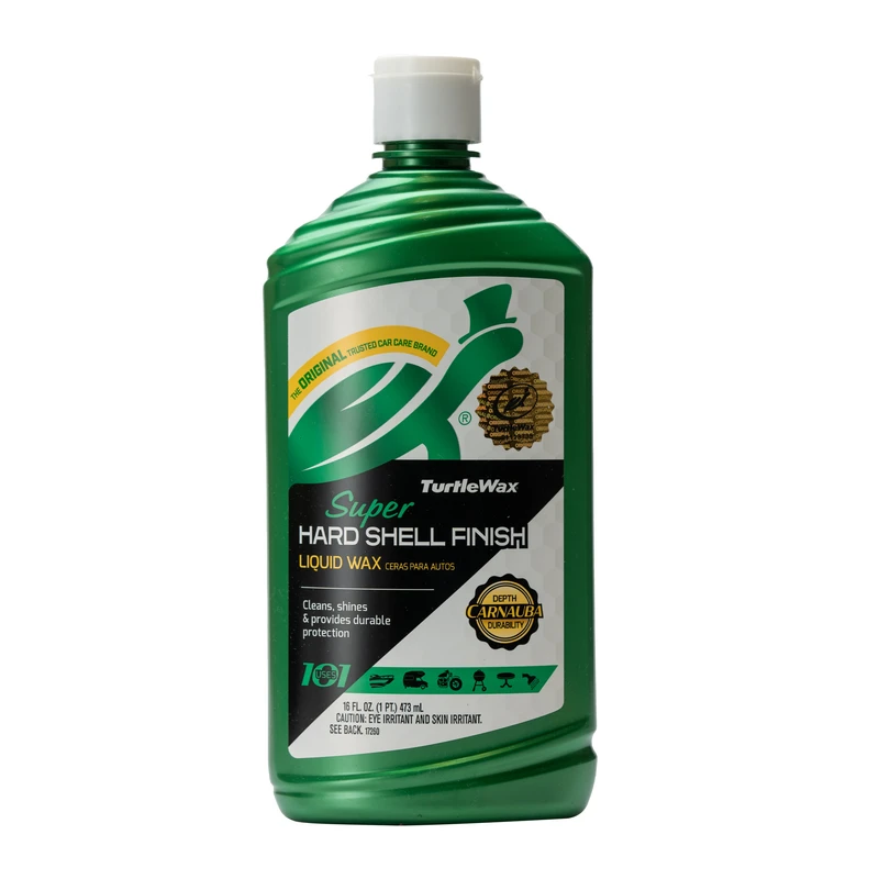 پولیش واکس مایع بدنه خودرو ترتل واکس مدل SUPER HARD SHELL FINISH حجم 473 میلی لیتر