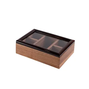 جعبه دمنوش مدل درب شیشه ای