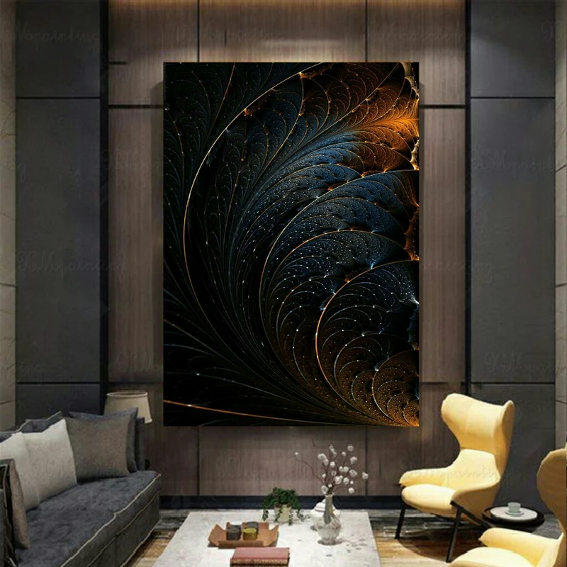 پوستر دیواری طرح بال پروانه کدBH773