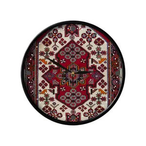 ساعت دیواری مدوپد طرح فرش ساوه مدل C-Saveh05