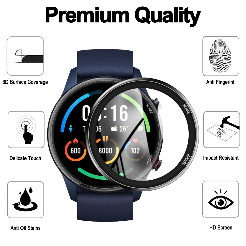 محافظ صفحه نمایش بادیگارد مدل PMMA مناسب برای ساعت هوشمند شیائومی Mi Watch XMWTCL02 محافظ صفحه نمایش بادیگارد مدل PMMA مناسب برای ساعت هوشمند شیائومی Mi Watch XMWTCL02