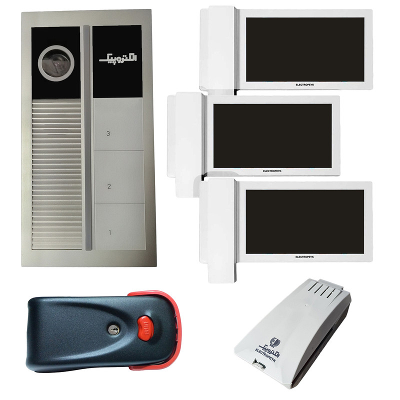 مجموعه دربازکن تصویری الکتروپیک مدل 1198 / رندا مجموعه 6 عددی مجموعه دربازکن تصویری الکتروپیک مدل 1198 / رندا مجموعه 6 عددی