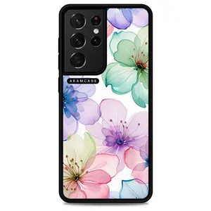 AKAM AMC-WSGS21U-FLOWERS-34 Cover For Samsung Galaxy S21 Ultra