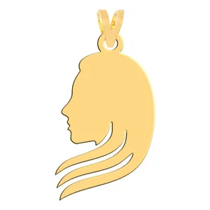 آویز گردنبند طلا 18 عیار زنانه فرشته مدل زن  WNL-000397