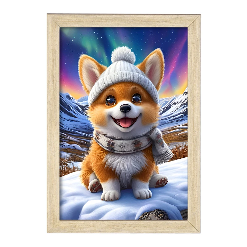 تابلو خندالو مدل سگ بامزه کد F7227