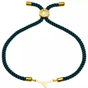 دستبند طلا 18 عیار زنانه الن نار مدل حرف پ ELN1756