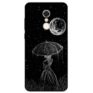 Megafone Girl and Moon 1369 Cover For Xiaomi Redmi 5 Plus