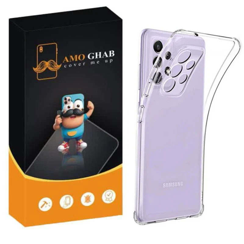کاور عمو قاب مدل Crystal مناسب برای گوشی موبایل سامسونگ Galaxy A32 4G