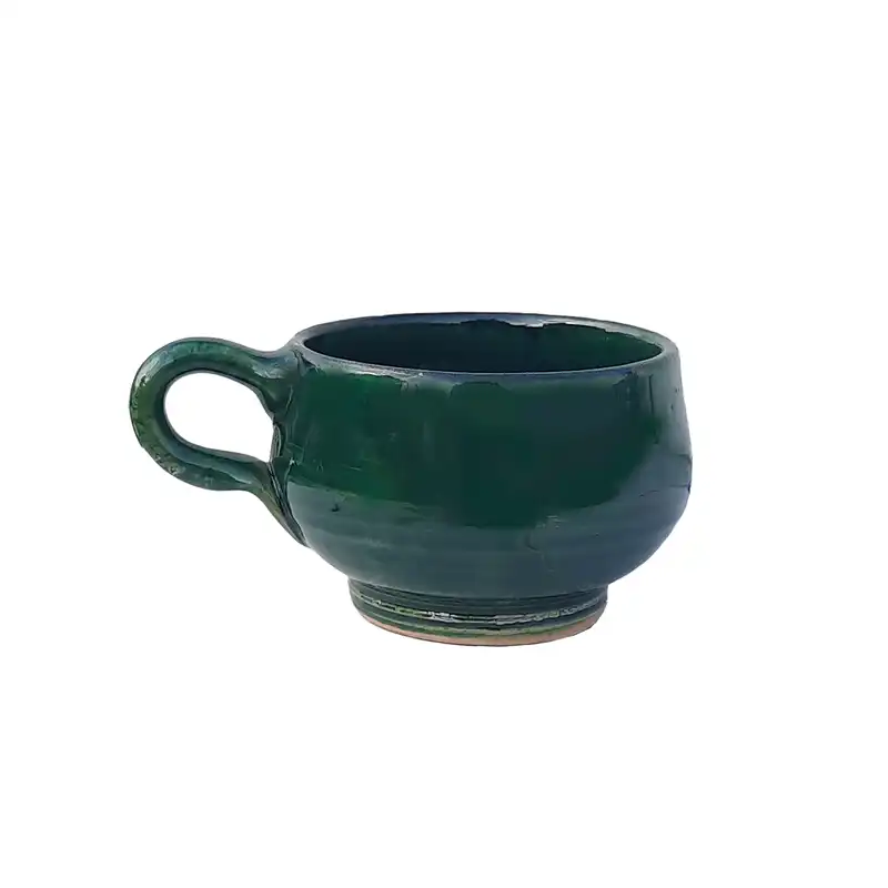 لیوان سفالی مدل تخت بسته 6 عددی