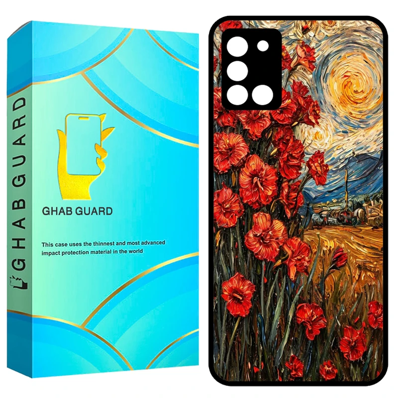  کاور قاب گارد طرح گل مدل GCHPA31 مناسب برای گوشی موبایل سامسونگ Galaxy A31   