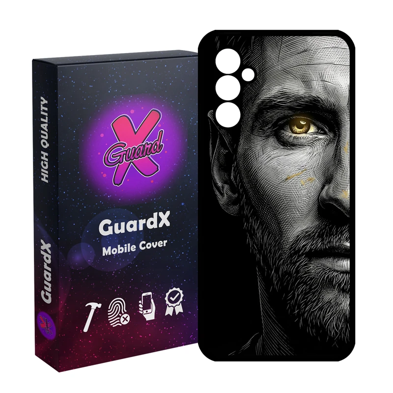 کاور گارد ایکس طرح لیونل مسی مدل 10997 مناسب برای گوشی موبایل سامسونگ Galaxy A24/A24 4G/M34 5G