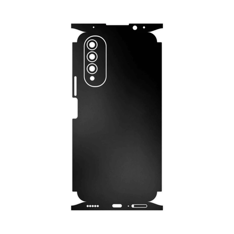 برچسب پوششی ماهوت مدل Matte-Black-FullSkin مناسب برای گوشی موبایل ویکو T50