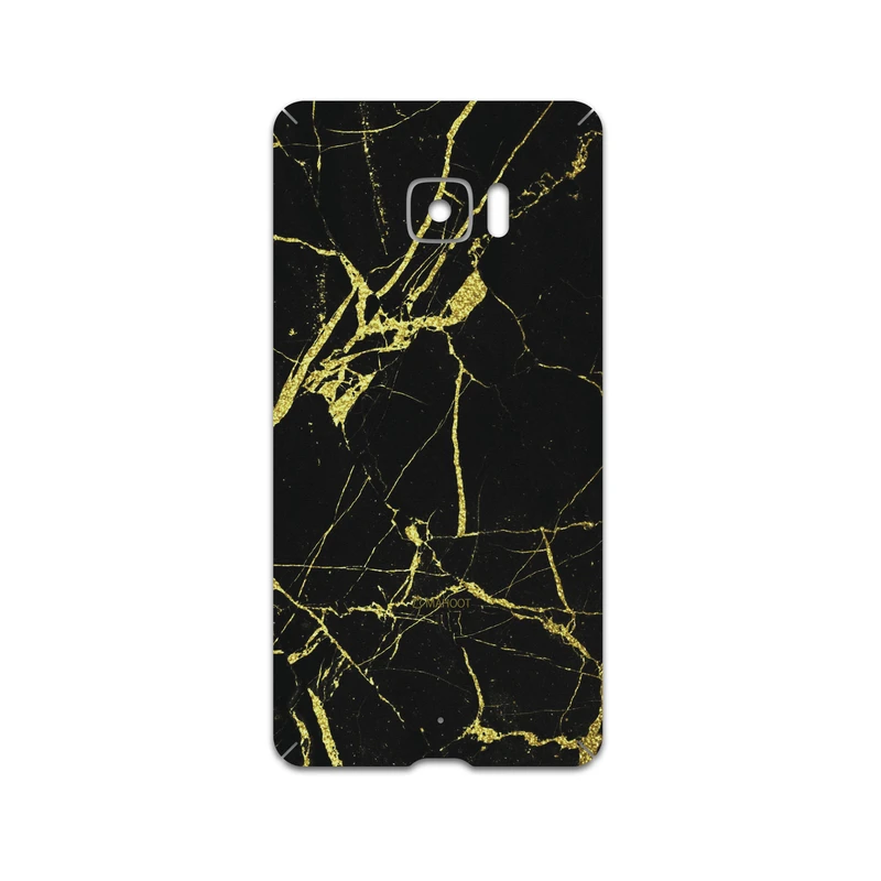 برچسب پوششی ماهوت مدل Graphite-Gold-Marble مناسب برای گوشی موبایل اچ تی سی U Ultra