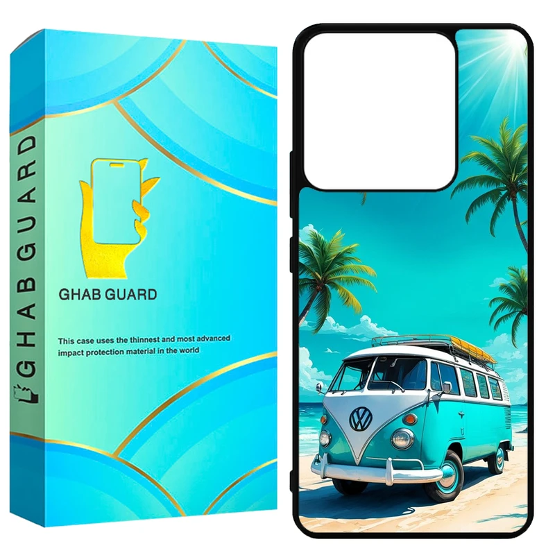 کاور قاب گارد طرح ماشین مدل GN144 مناسب برای گوشی موبایل شیائومی Redmi Note 14 4G