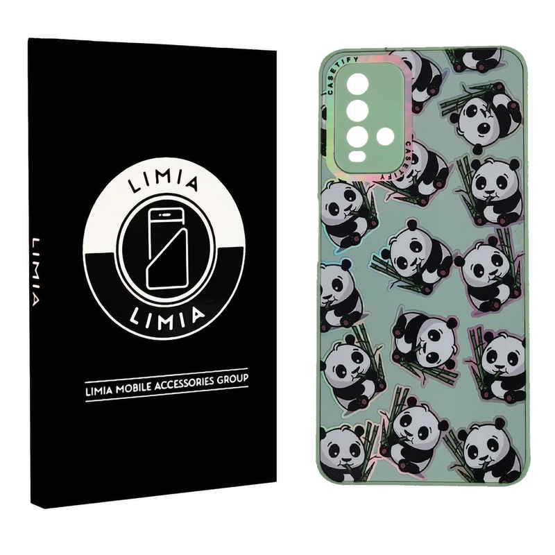 کاور لیمیا مدل فانتزی لنزدار طرح عروسکی شبرنگی مناسب برای گوشی موبایل شیائومی Redmi 9T