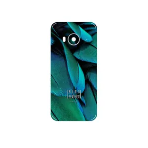 MAHOOT Green Feather Cover Sticker for HTC One ME