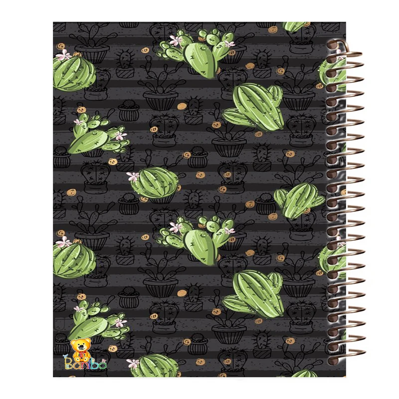 دفتر مشق 100 برگ بانیبو طرح کاکتوس کد 743