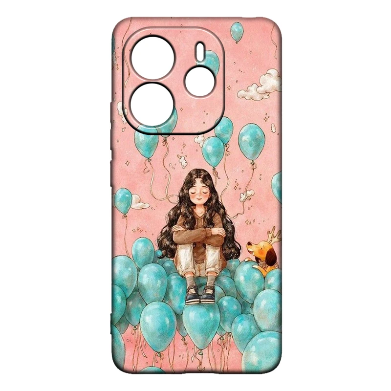 کاور طرح دخترانه کد 268 مناسب برای گوشی موبایل شیائومی Redmi Note 14 4G