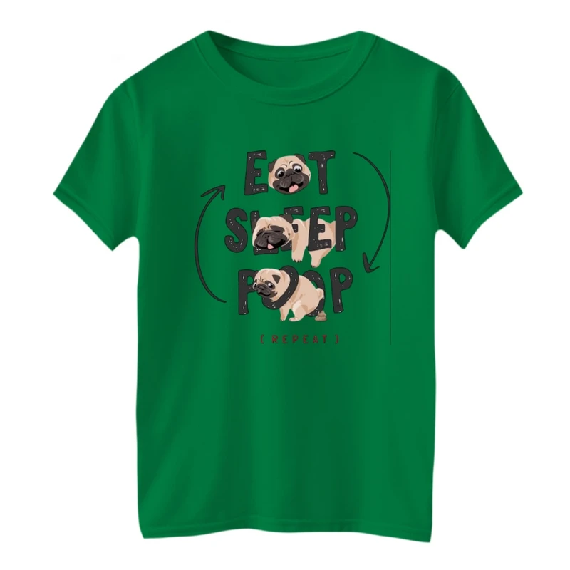 تی شرت آستین کوتاه بچگانه مدل سگ