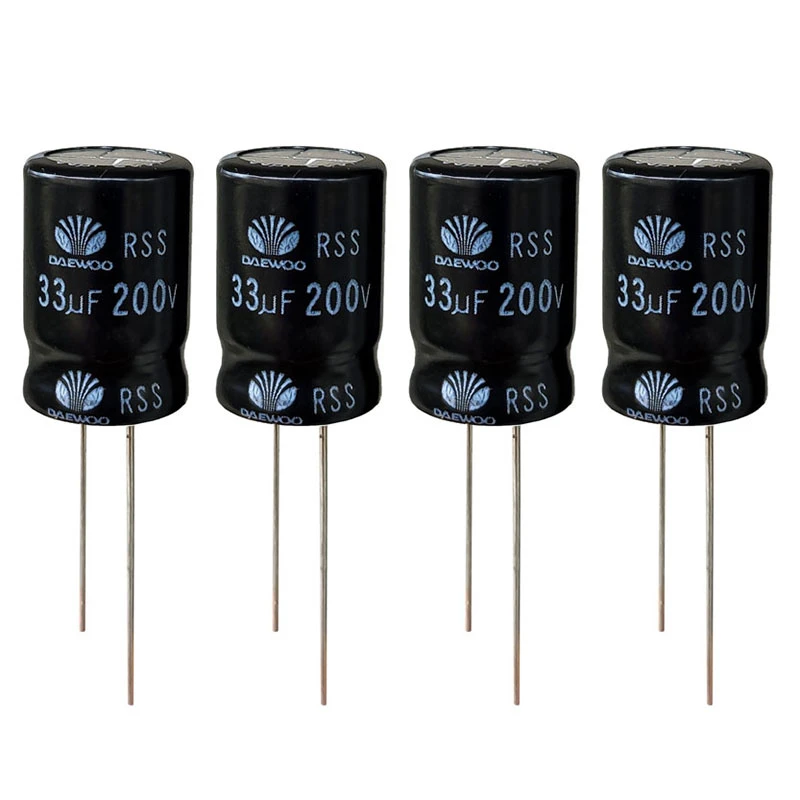 خازن 33 میکروفاراد 200 ولت دوو مدل SK-33200 بسته 4 عددی