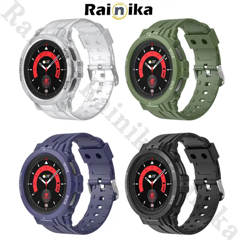 بند رینیکا مدل Armor مناسب برای ساعت هوشمند سامسونگ Galaxy Watch 5 Pro 45mm به همراه کاور