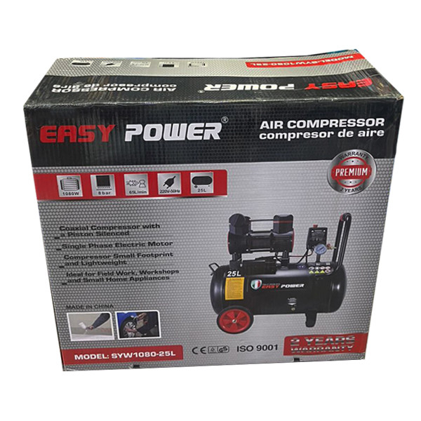 کمپرسور باد ایزی پاور مدل SYW-25L ظرفیت 25 لیتر