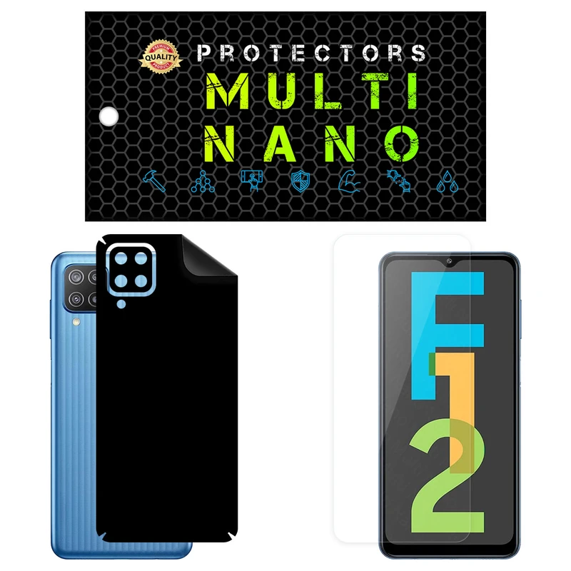 محافظ صفحه نمایش مولتی نانو مدل X-SFM مناسب برای گوشی موبایل سامسونگ Galaxy F12 به همراه برچسب پوششی