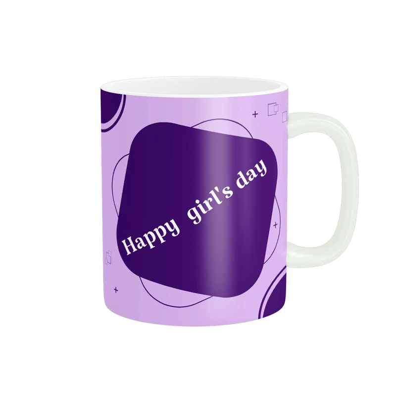 ماگ پادآفرین مدل روز جهانی دختر مبارک کد p701