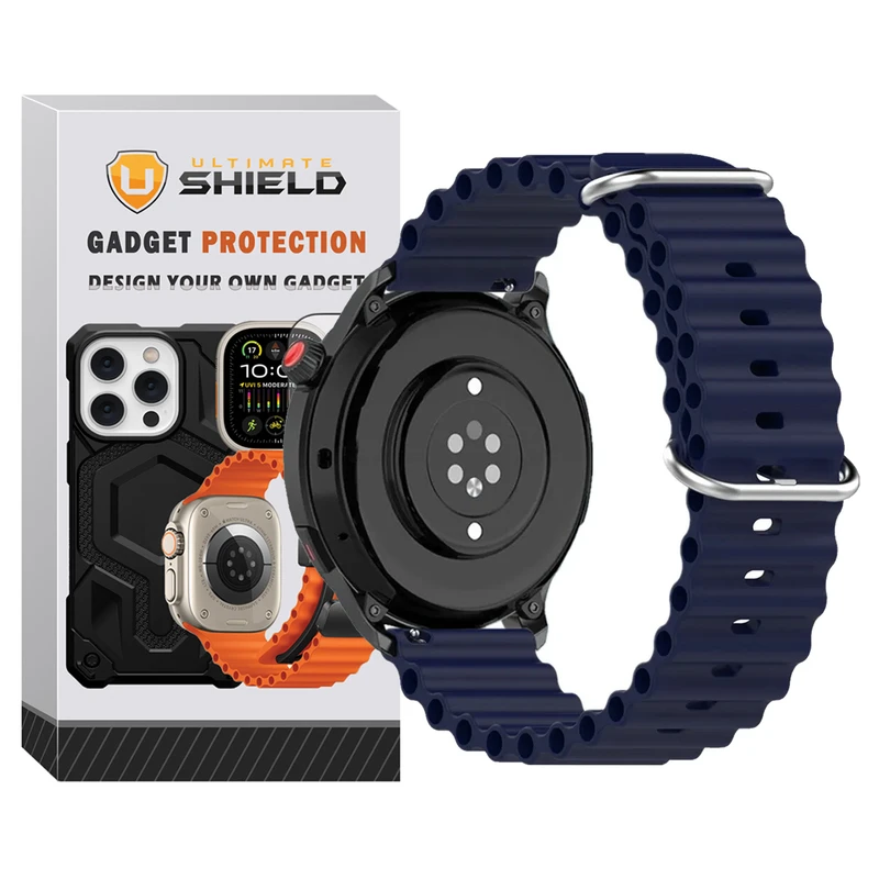 بند آلتیمیت شیلد مدل Ocean UL TW مناسب برای ساعت هوشمند هاینو تکو RW-47