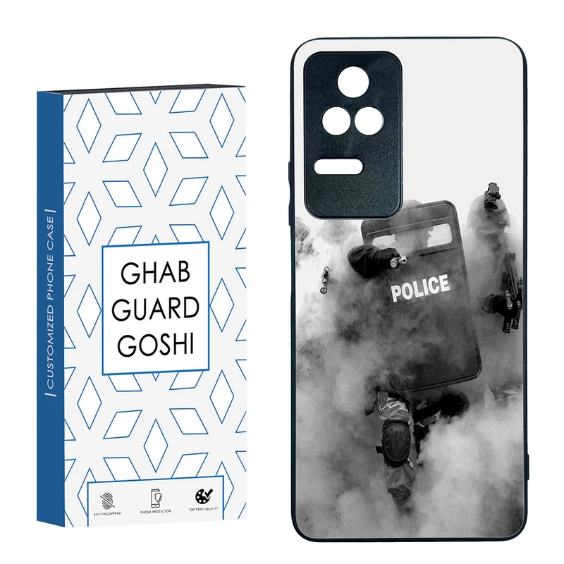 کاور قاب گارد گوشی طرح police کد TPU-136 مناسب برای گوشی موبایل شیائومی  Redmi K40S / Poco F4 5G