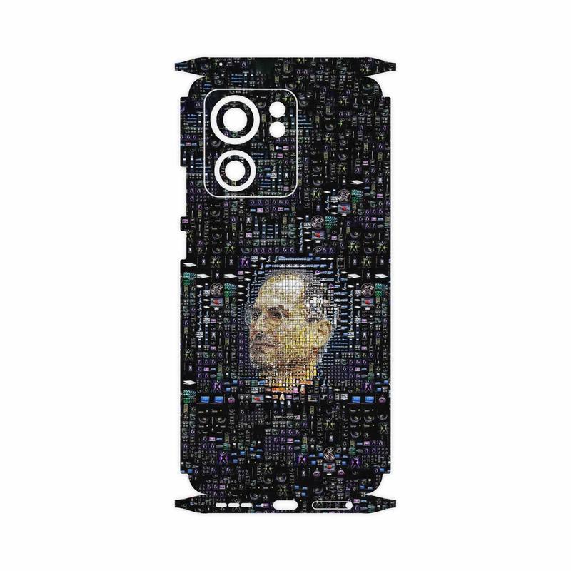 برچسب پوششی ماهوت مدل Collage of Steve Jobs 2-FullSkin مناسب برای گوشی موبایل موتورولا Edge 40