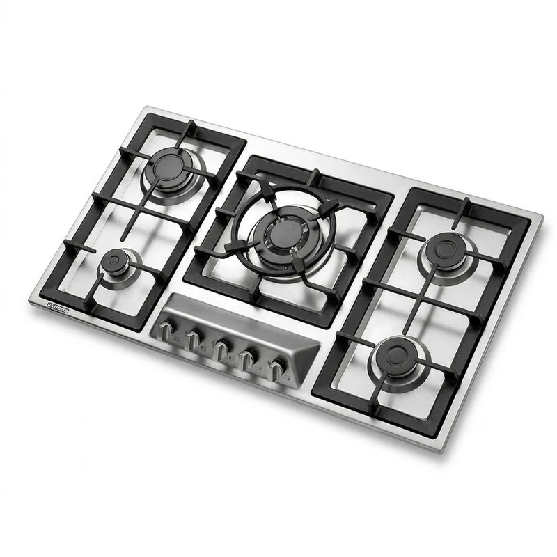 اجاق گاز صفحه‌ای پنج شعله استیل البرز مدل S-5960