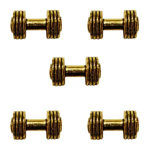 آویز دستبند مدل دمبل کد AD 566 مجموعه 5 عددی