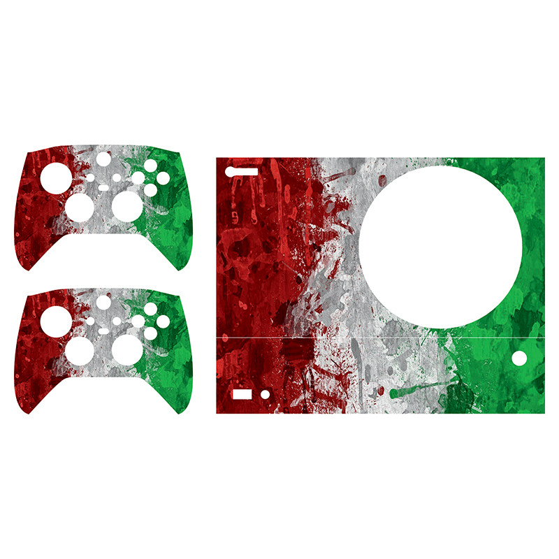 برچسب ایکس باکس series s طرح پرچم ایتالیا کد 510 مجموعه 4 عددی