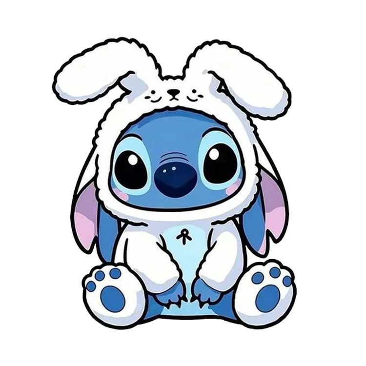 استیکر پارچه و لباس پاد آفرین مدل کارتون استیچ کد DKST39