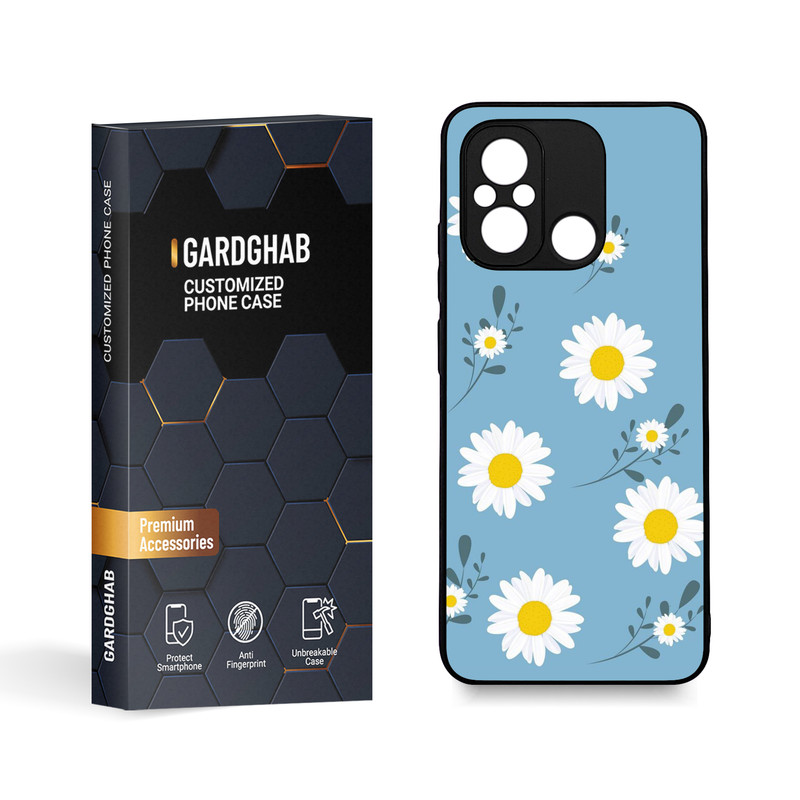  کاور گارد قاب مدل گل مناسب برای گوشی موبایل شیائومی Poco C55