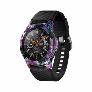 MAHOOT Purple-Flower Cover Sticker for Samsung Galaxy Watch 46mm Smartwatch