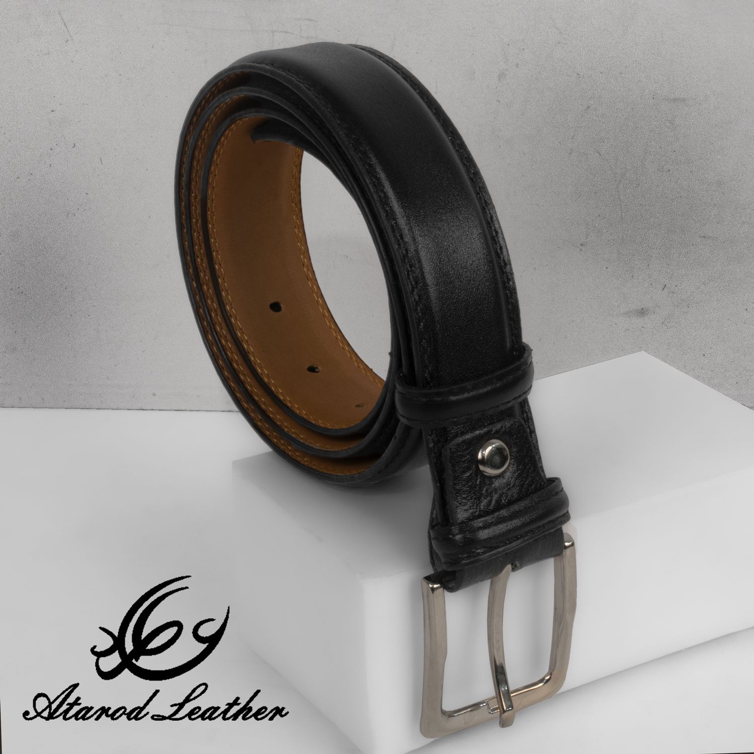 کمربند مردانه چرم عطارد مدل B24 -  - 6