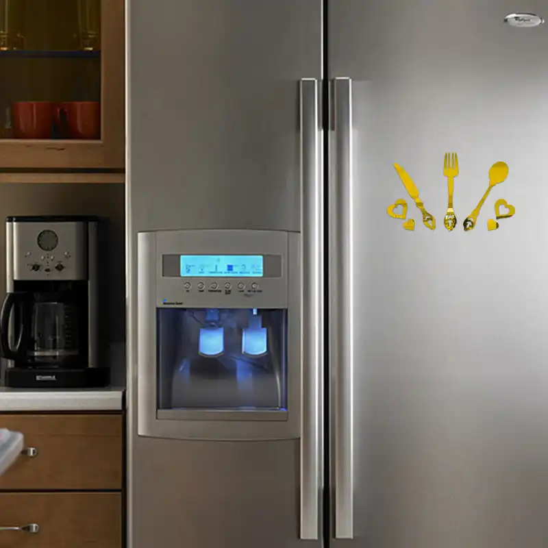 آینه پلکسی گلس دکوماتوس طرح کارد و قاشق چنگال مدل Kit 120 مجموعه 7 عددی