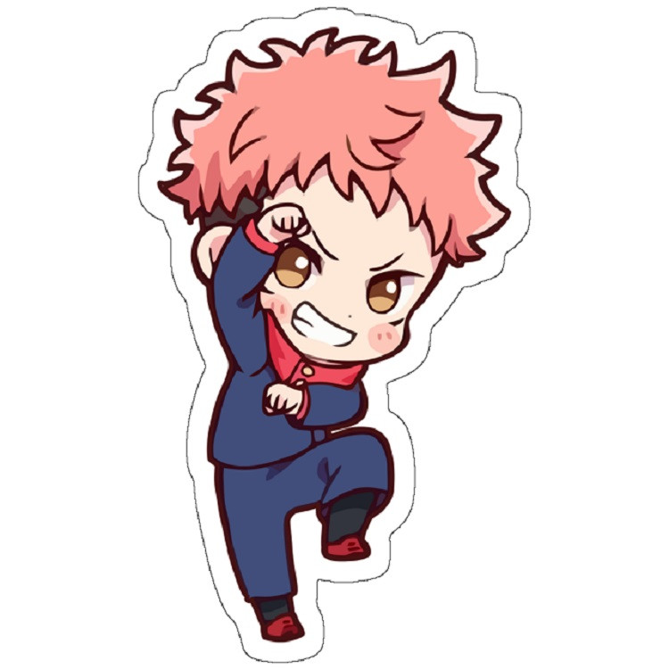استیکر لپ تاپ مدل Chibi Itadori Jujutsu Kaisen