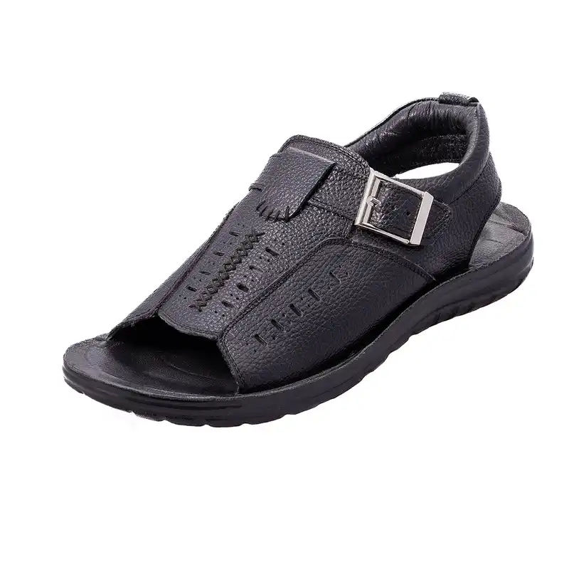 صندل مردانه جی اف اس کد 918 رنگ مشکی