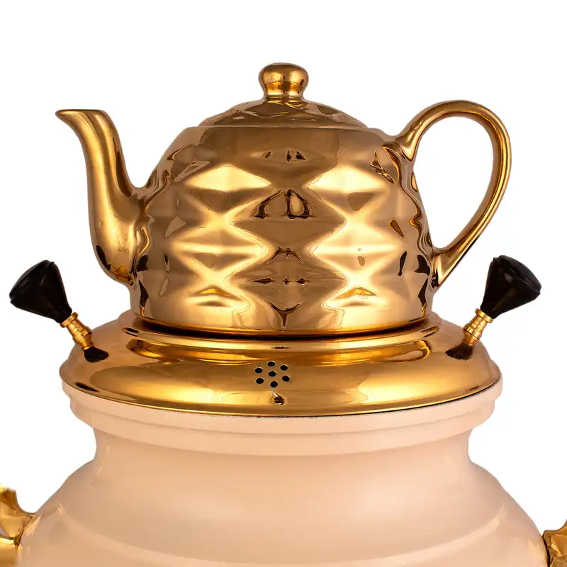 سماور گازی مدل a2 عدسی گنجایش 8 لیتر