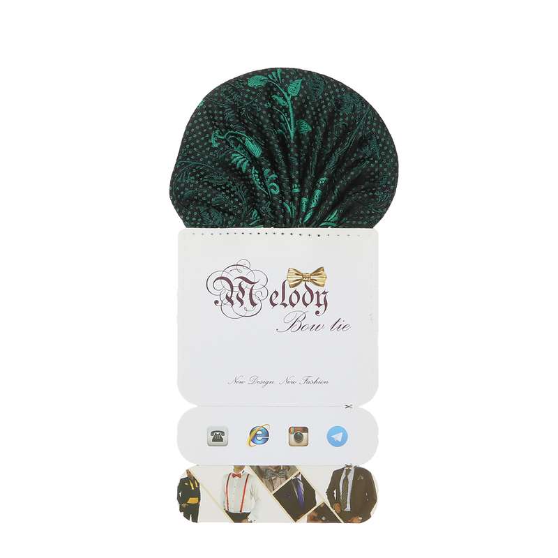 دستمال جیب مردانه ملودی مدل PS5101MSEgrn