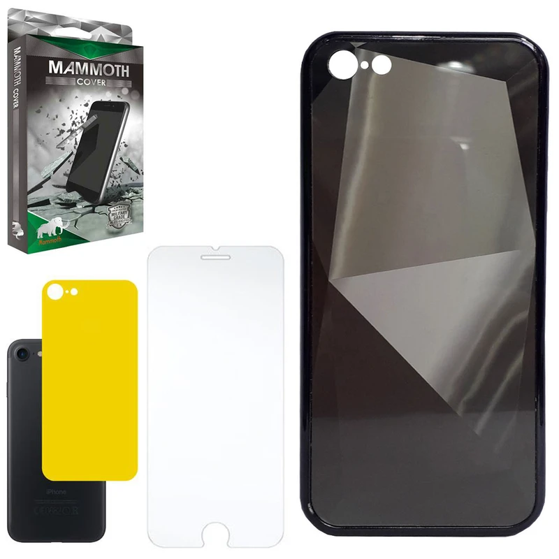 کاور ماموت مدل D-I-A-M-O-N-D مناسب برای گوشی موبایل اپل Iphone 7/8/SE 2022 به همراه محافظ صفحه نمایش و محافظ پشت گوشی