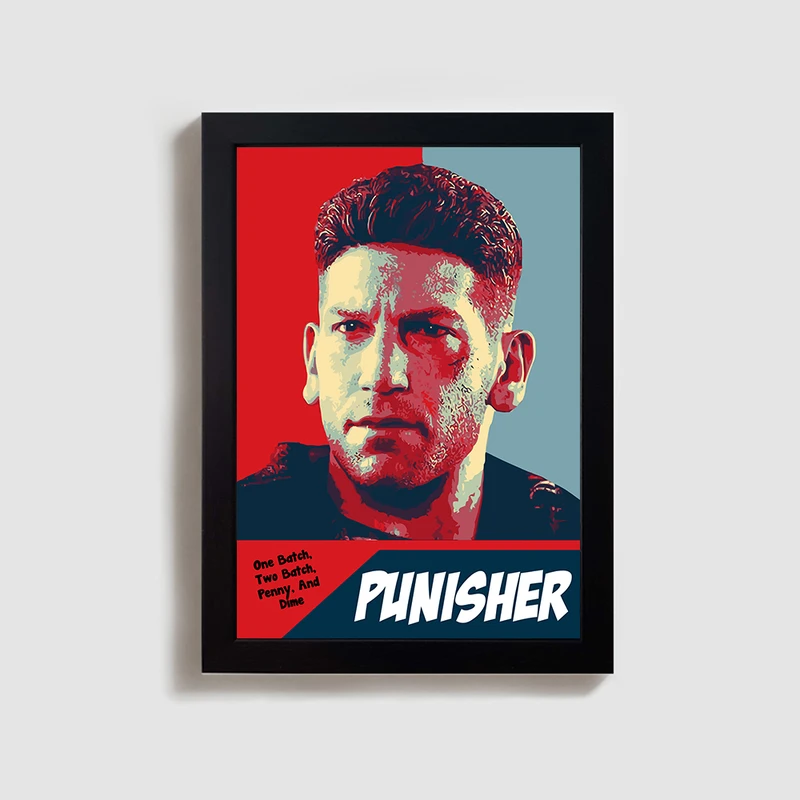 تابلو مدل مارول پانیشر marvel punisher کد BL34
