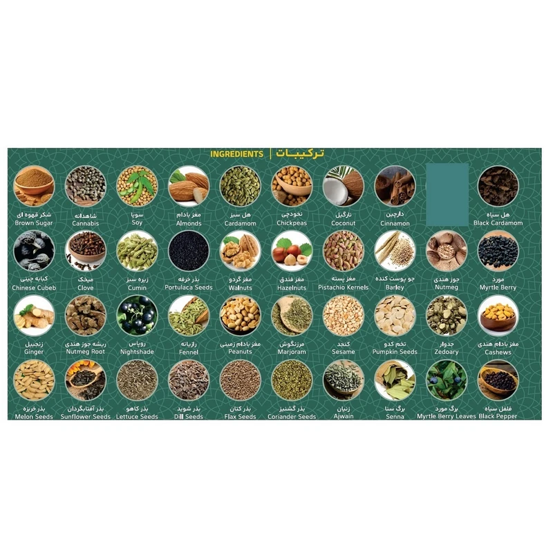 عکس شماره 4 : قوتو چهل گیاه ممتاز رضا بیجاری کرمان-300 گرم