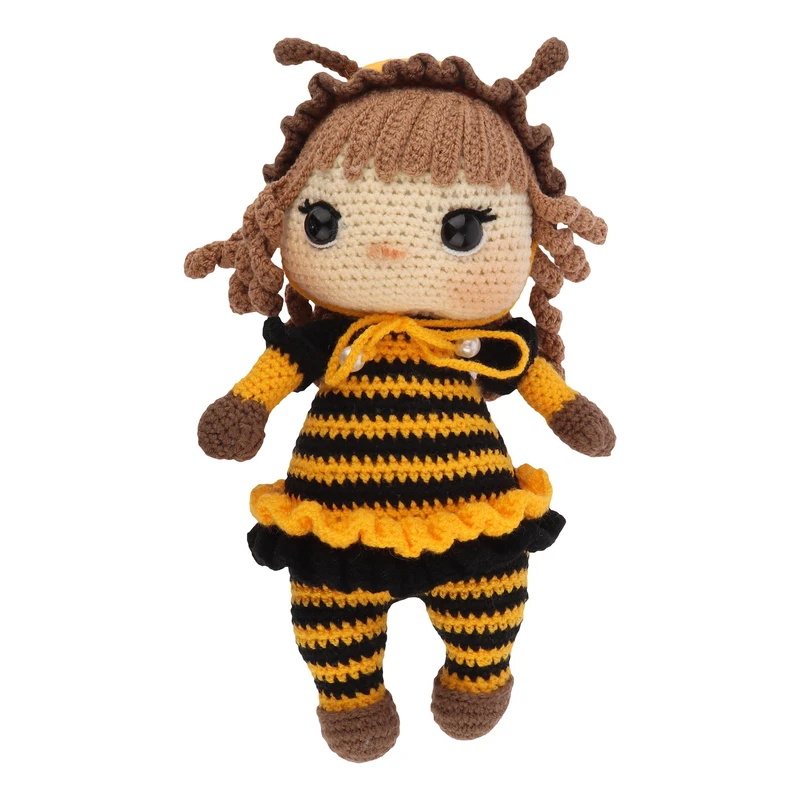 عروسک بافتنی مدل زنبور عسل