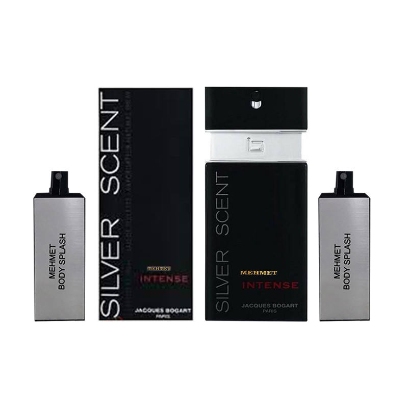 ست ادو پرفیوم مردانه مهمت مدل Silver Scent Intense حجم 100 میلی لیتر