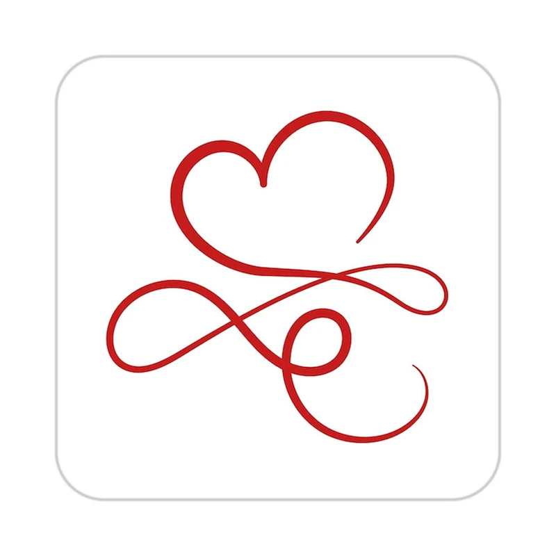 زیر لیوانی کاکتی طرح عاشقانه مدل mp36639