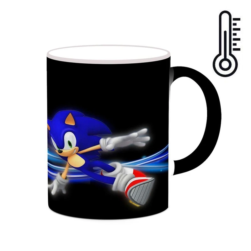 ماگ حرارتی کاکتی مدل بازی سونیک Sonic The Hedgehog کد mgh30225